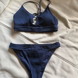 American Eagle Outfitters Navy Bikini Set